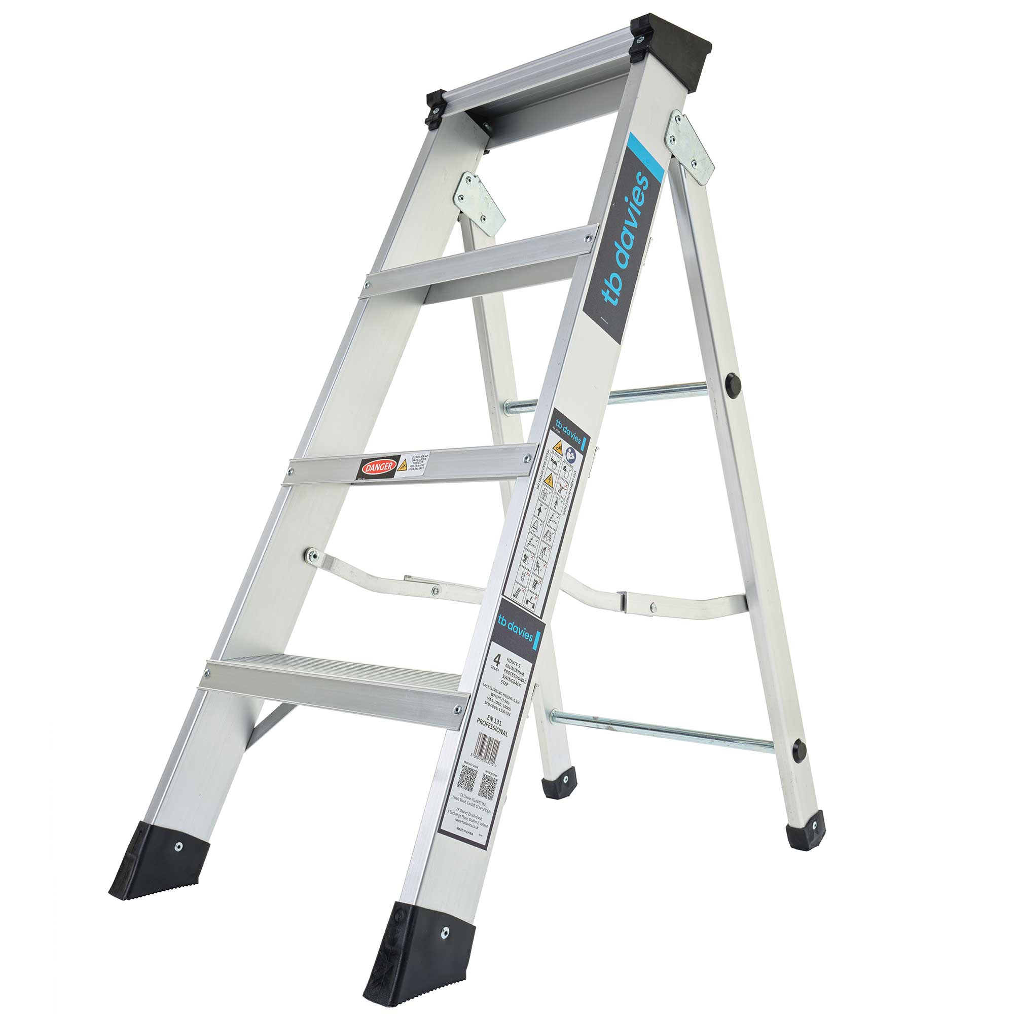 TB Davies HDUTY-S Aluminium Professional Swingback Step Ladder