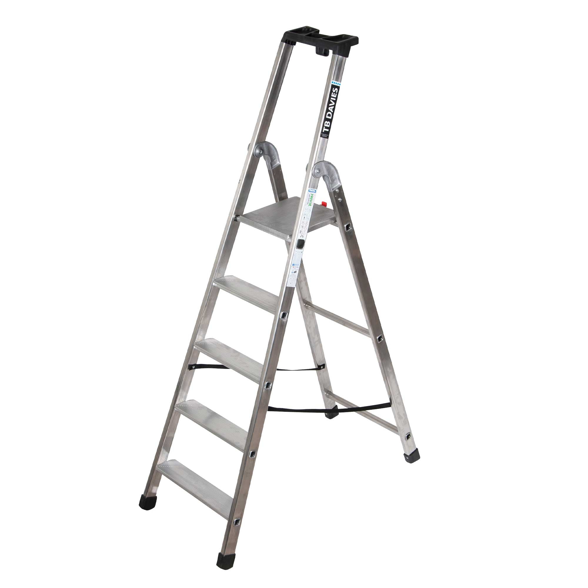 TB Davies HDUTY-P Aluminium Professional Platform Step Ladder