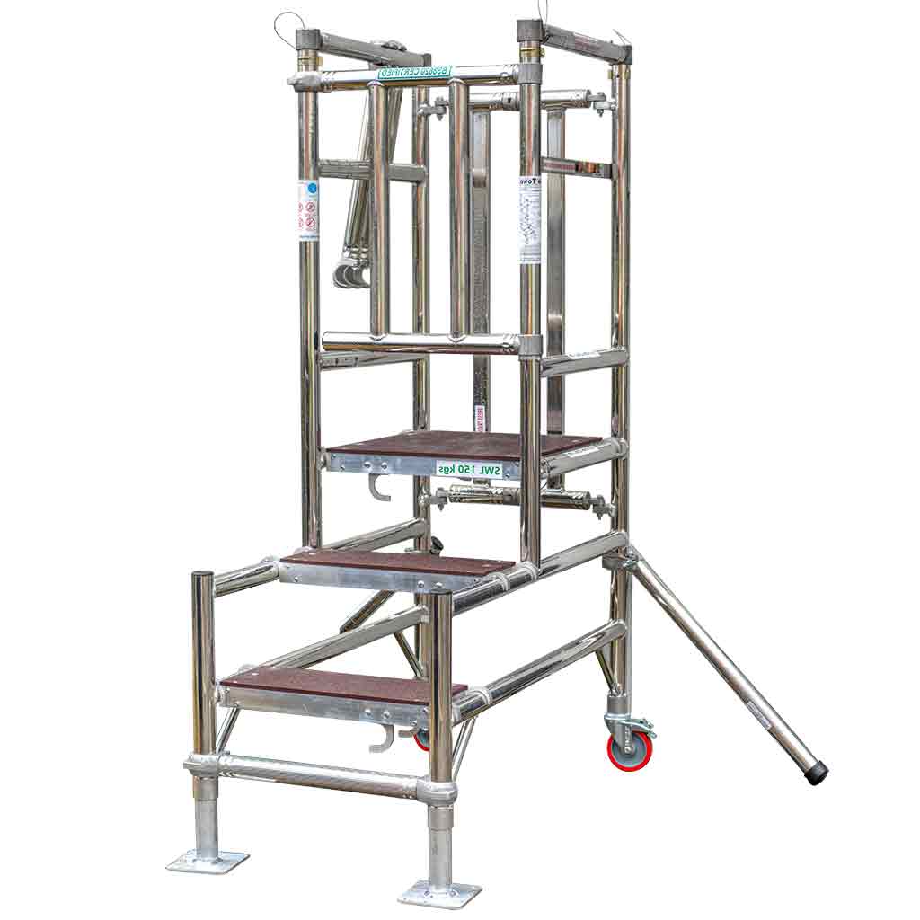 TB Davies TELE-POD Aluminium Industrial Telescopic Podium Step