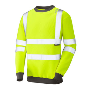 LEO WINKLEIGH ISO 20471 Cl 3 Crew Neck Sweatshirt