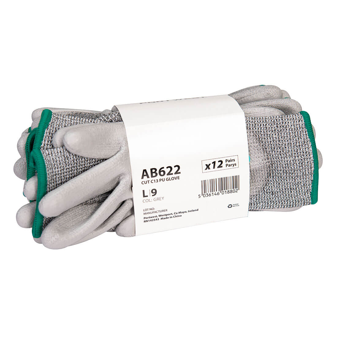 Portwest AB622 Cut C13 PU Essential Multipack (Pk12)