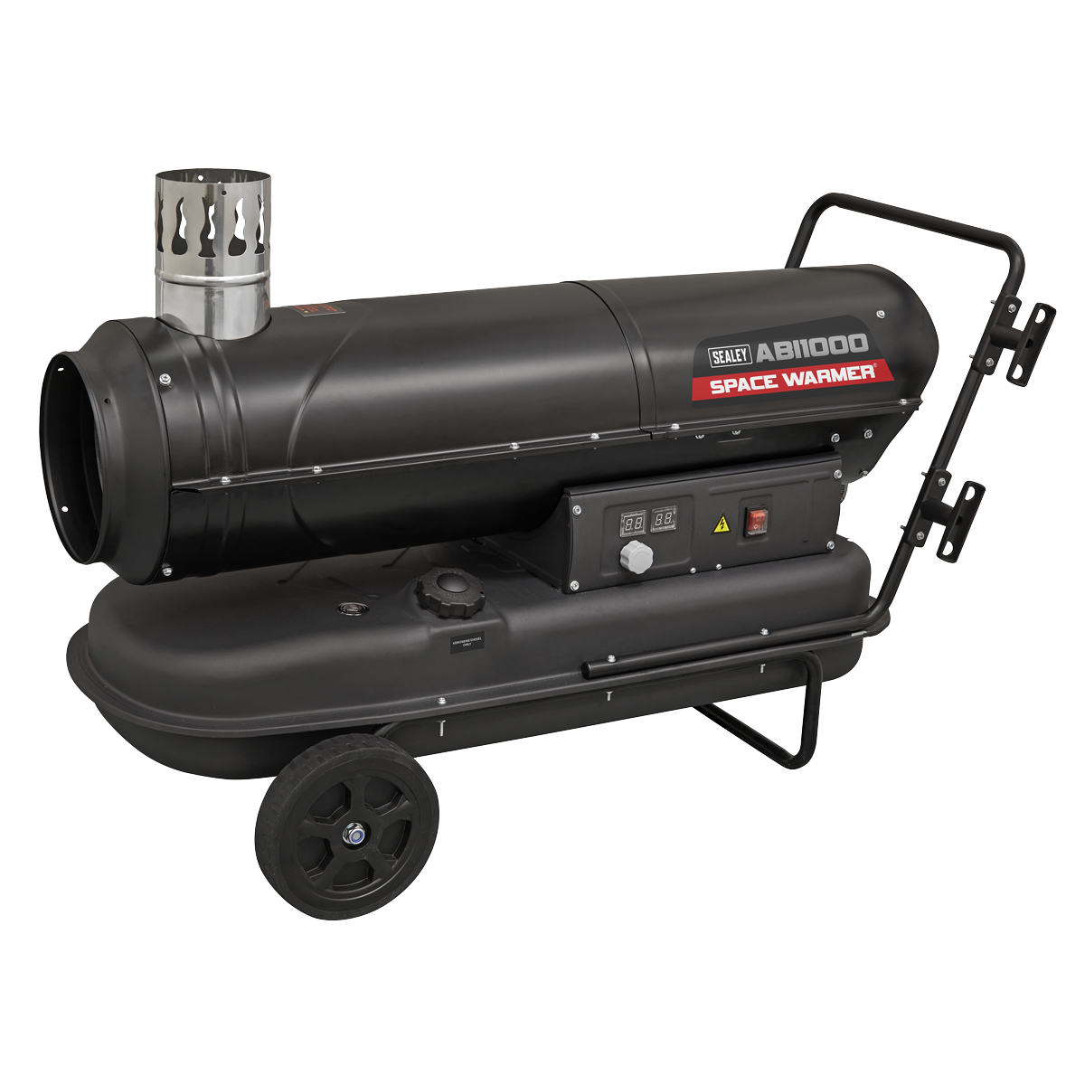 Sealey Space Warmer® Indirect Kerosene/Diesel Heater 102,000Btu/hr with Wheels