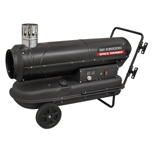 Sealey Space Warmer® Indirect Kerosene/Diesel Heater 102,000Btu/hr with Wheels