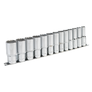 Sealey Premier Imperial Deep Socket Set 1/2