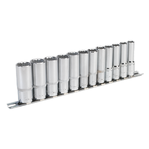 Sealey Premier Deep Socket Set 3/8