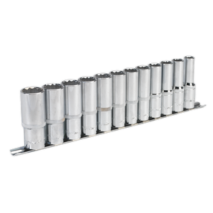 Sealey Premier Deep Socket Set 12-Point 1/2