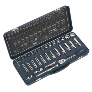 Sealey Premier Lock-On™ Socket Set 3/8