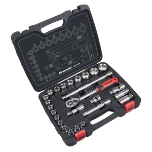 Sealey Premier Lock-On™ Socket Set 1/2