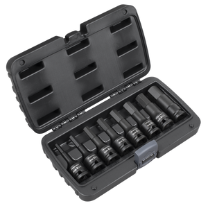 Sealey Premier Imperial Hex Impact Socket Bit Set 1/2