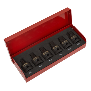 Sealey Premier TRX-Star* Impact Socket Bit Set 1/2