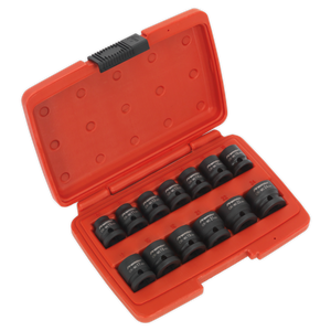 Sealey Premier Low Profile Impact Socket Set 1/2