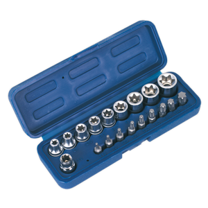 Sealey Premier TRX-Star* Socket & Bit Set 3/8