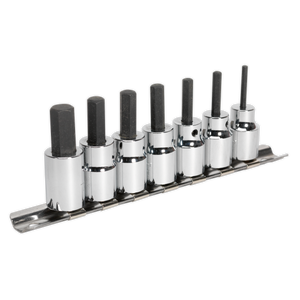 Sealey Premier Hex Socket Bit Set 3/8