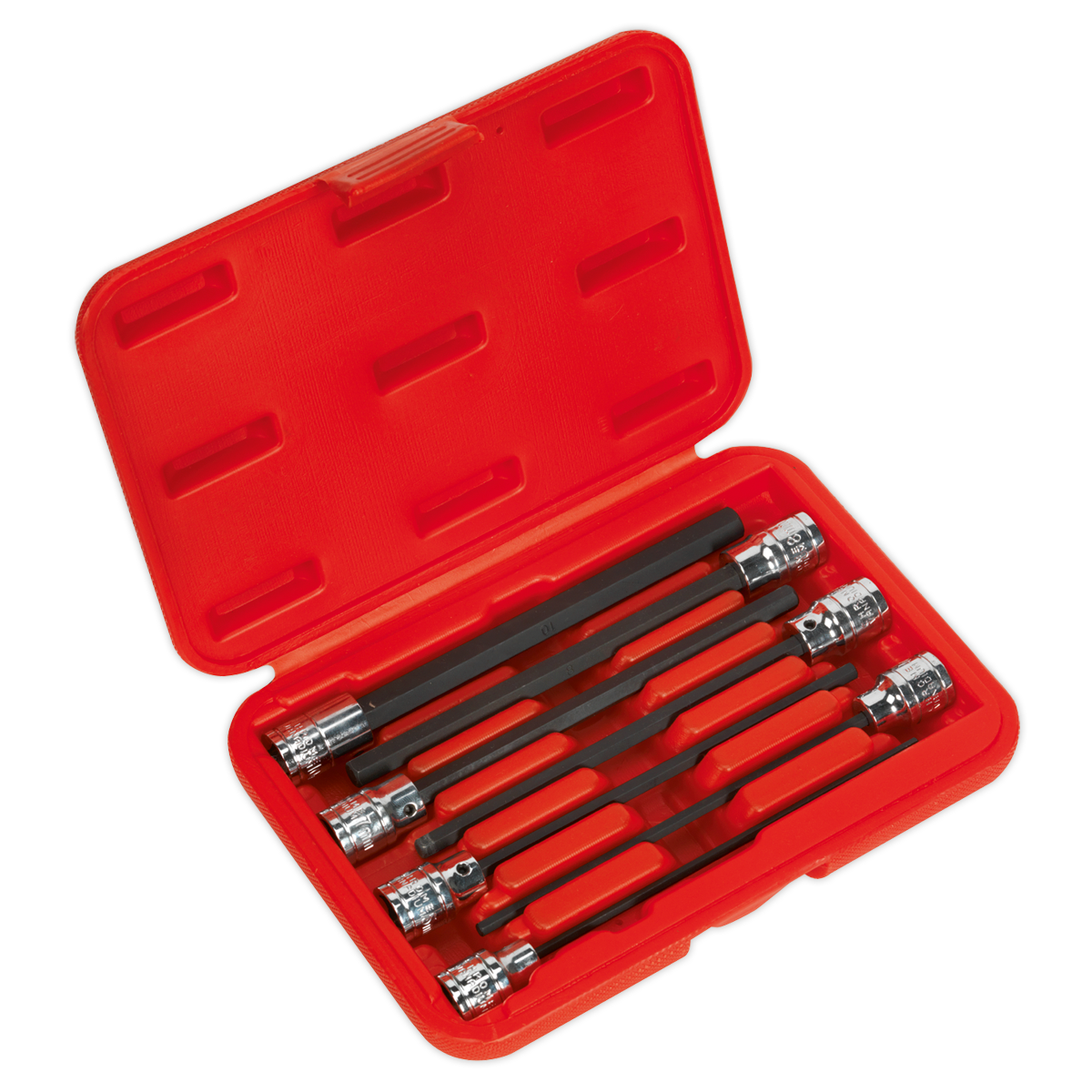 Sealey Premier Hex Socket Bit Set 3/8