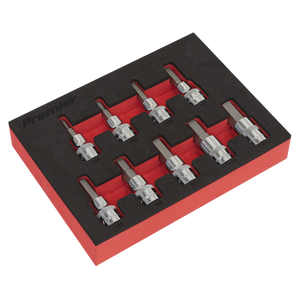Sealey Premier Hex Socket Bit Set 3/8