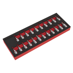 Sealey Premier TRX-Star*/Hex/Spline Socket Bit Set 3/8