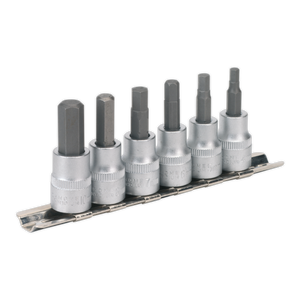 Sealey Premier Hex Key Socket Bit Set 3/8