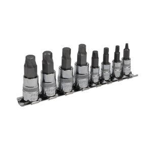 Sealey Premier Lock-On™ Hex Socket Bit Set 1/4