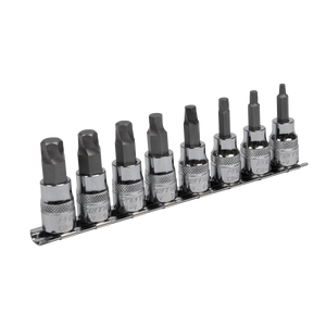 Sealey Premier Lock-On™ Hex Socket Bit Set 3/8