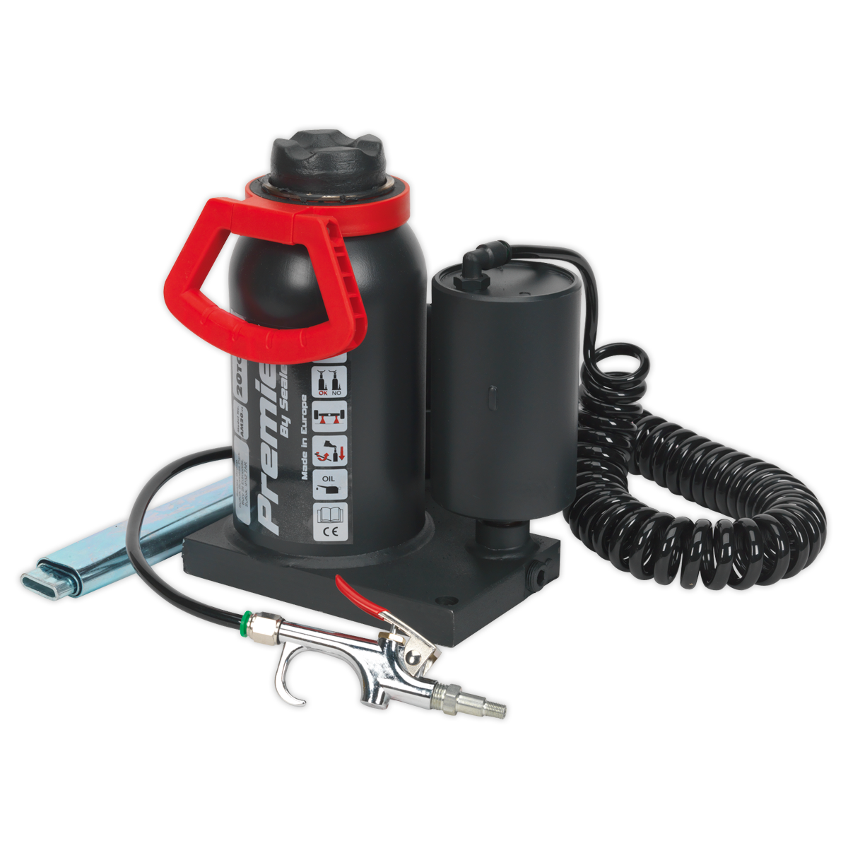 Sealey Premier Manual/Air Hydraulic Bottle Jack 20 Tonne
