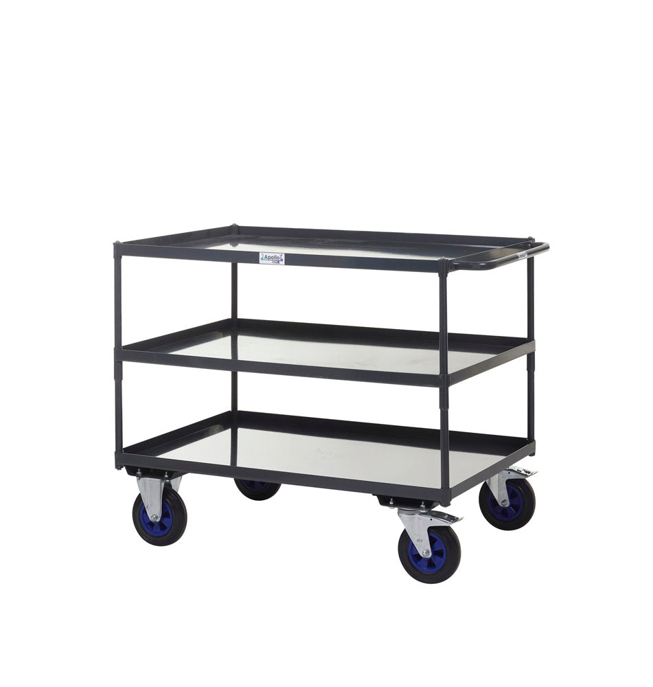 Apollo UK Table Top Shelf Trucks with Steel Shelves