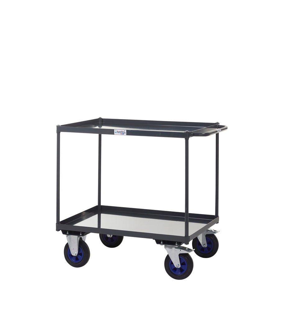 Apollo UK Table Top Shelf Trucks with Steel Shelves