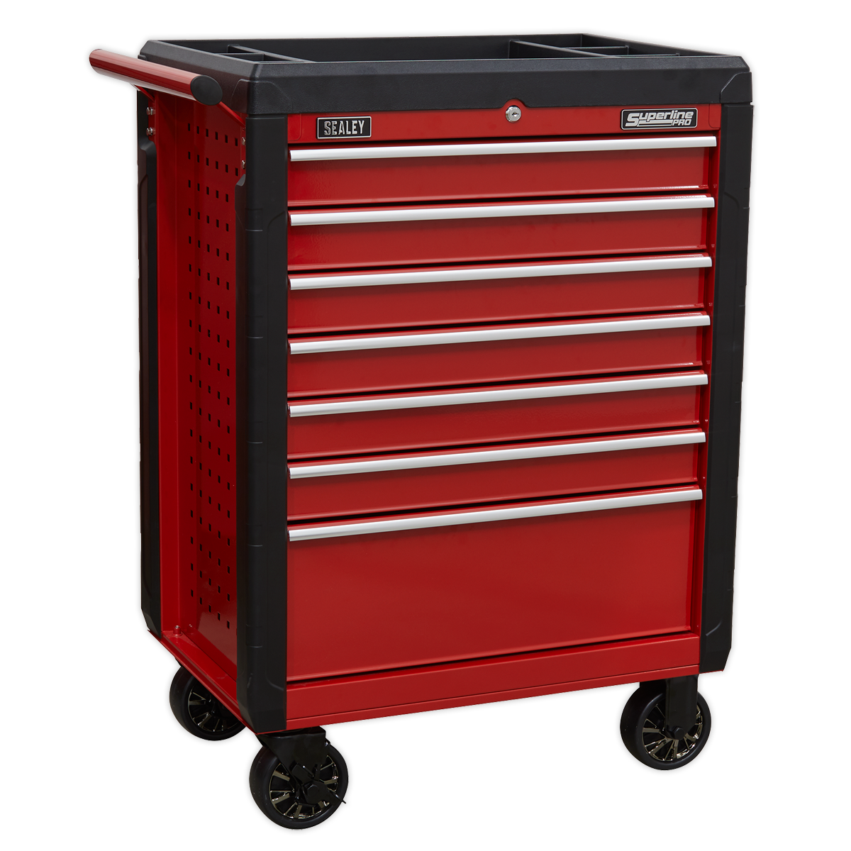 Sealey Superline PRO® Rollcab 7 Drawer - Red