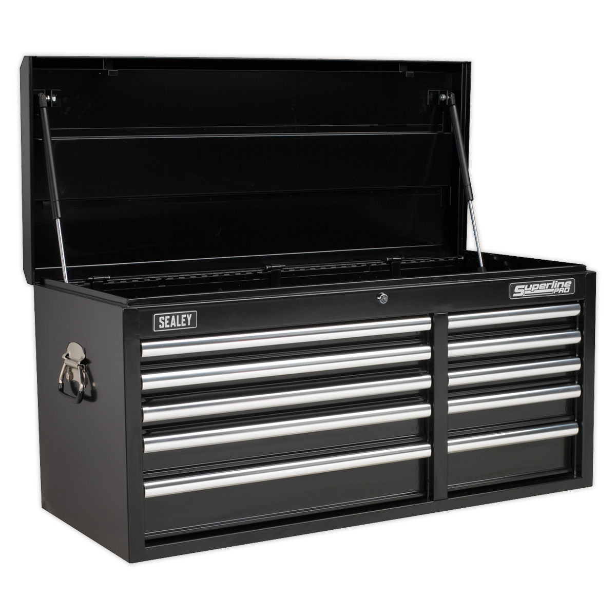 Sealey Superline PRO® Heavy-Duty Topchest 10 Drawer - Black
