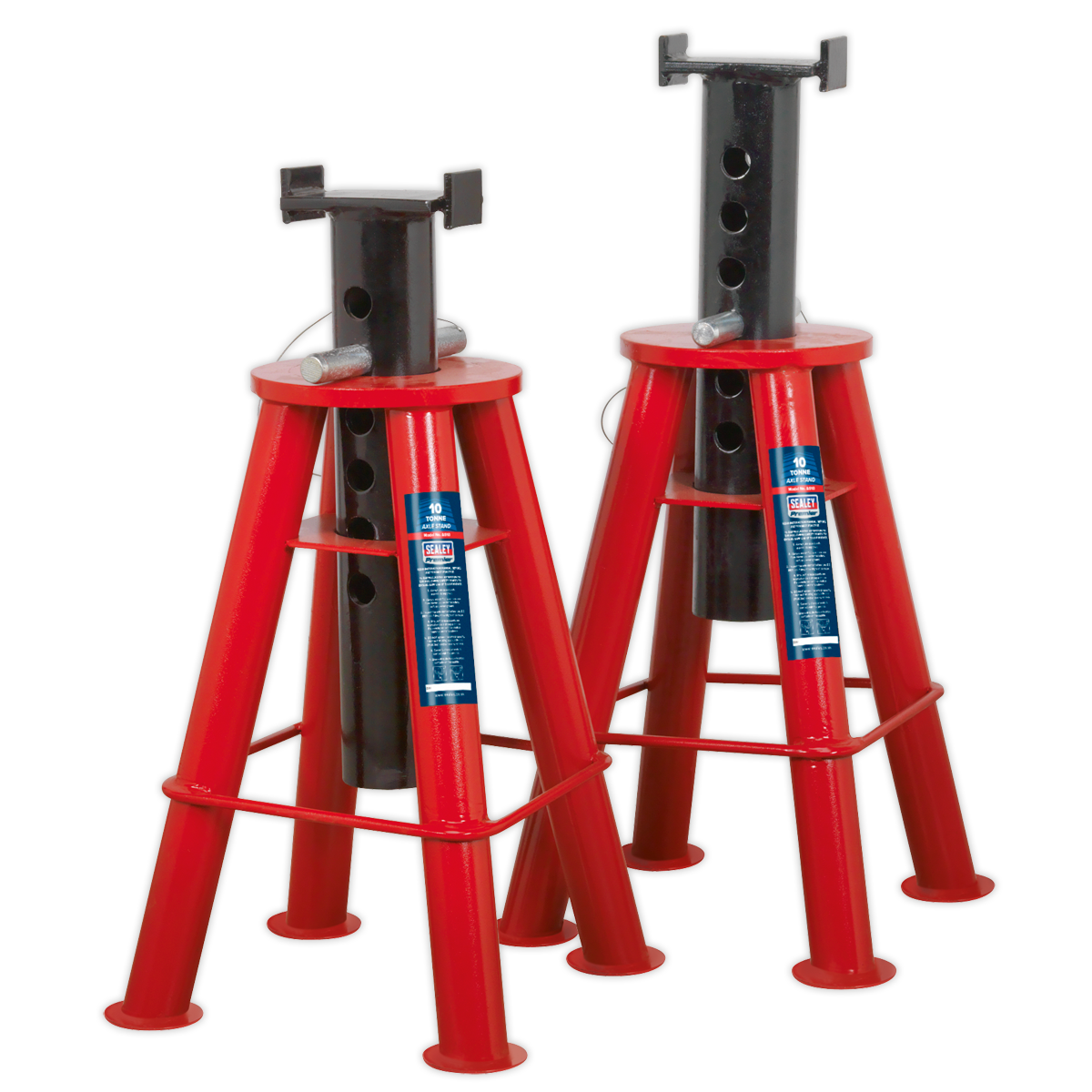 Sealey Premier Axle Stands (Pair) 10 Tonne Capacity per Stand