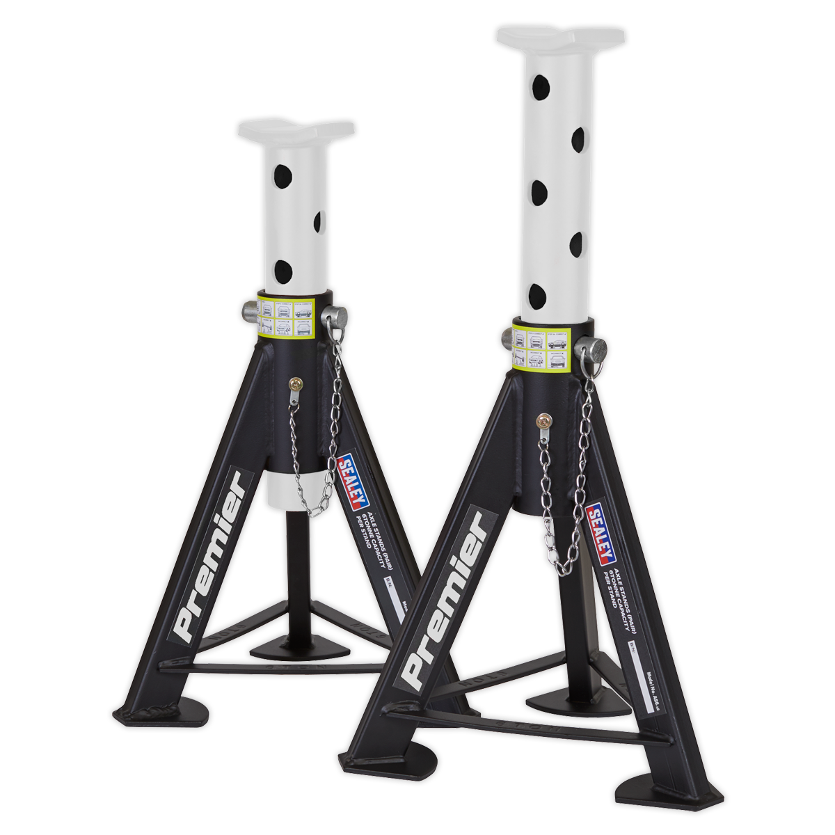 Sealey Premier Axle Stands (Pair) 6 Tonne Capacity per Stand