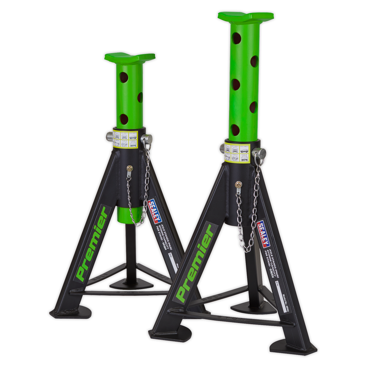 Sealey Premier Axle Stands (Pair) 6 Tonne Capacity per Stand