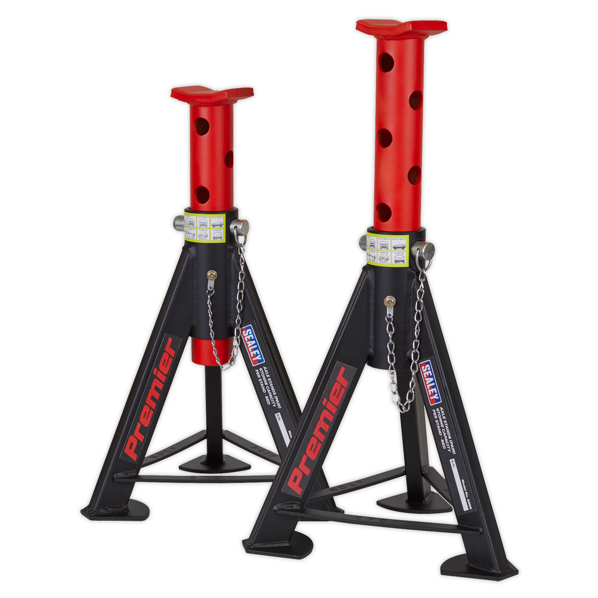 Sealey Premier Axle Stands (Pair) 6 Tonne Capacity per Stand