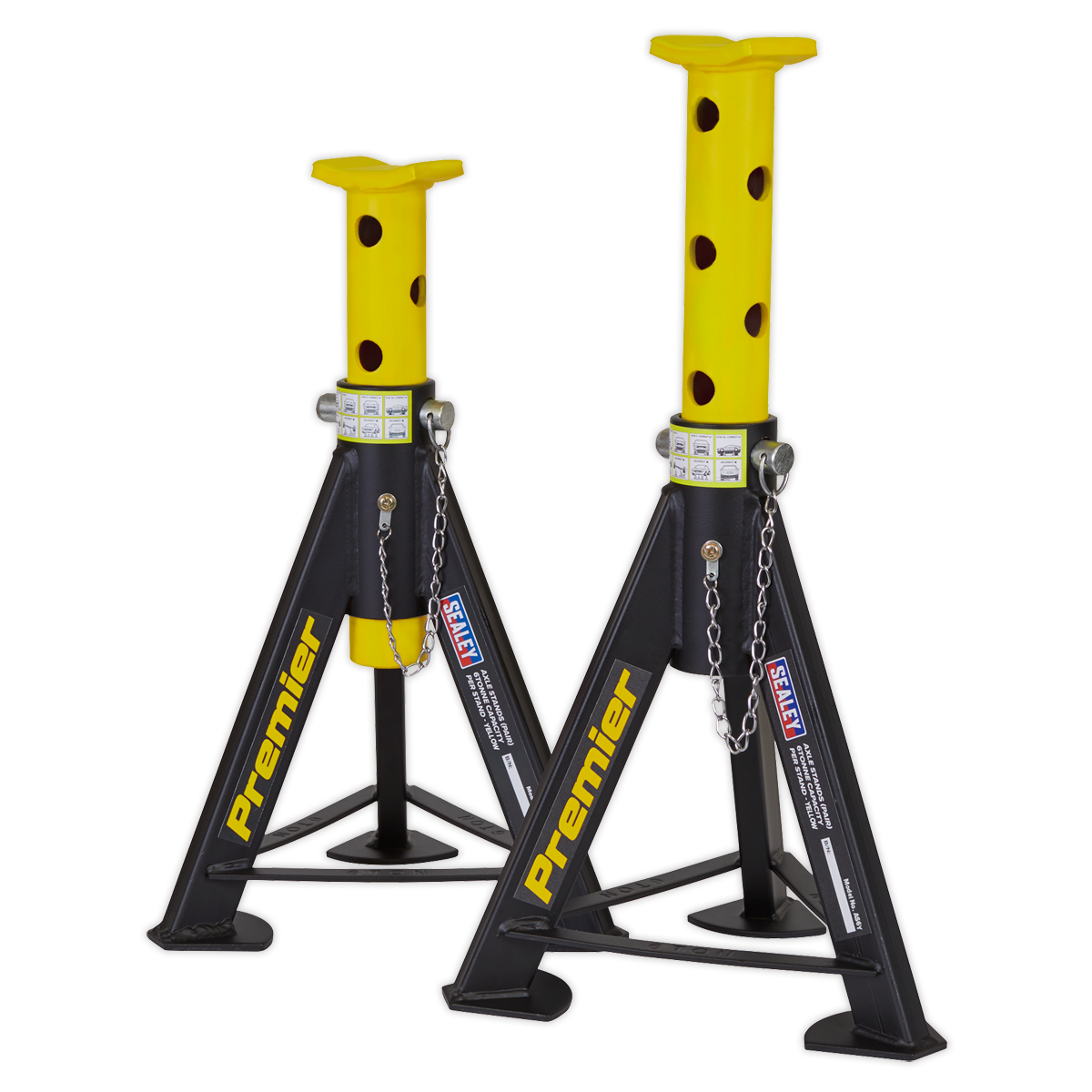 Sealey Premier Axle Stands (Pair) 6 Tonne Capacity per Stand