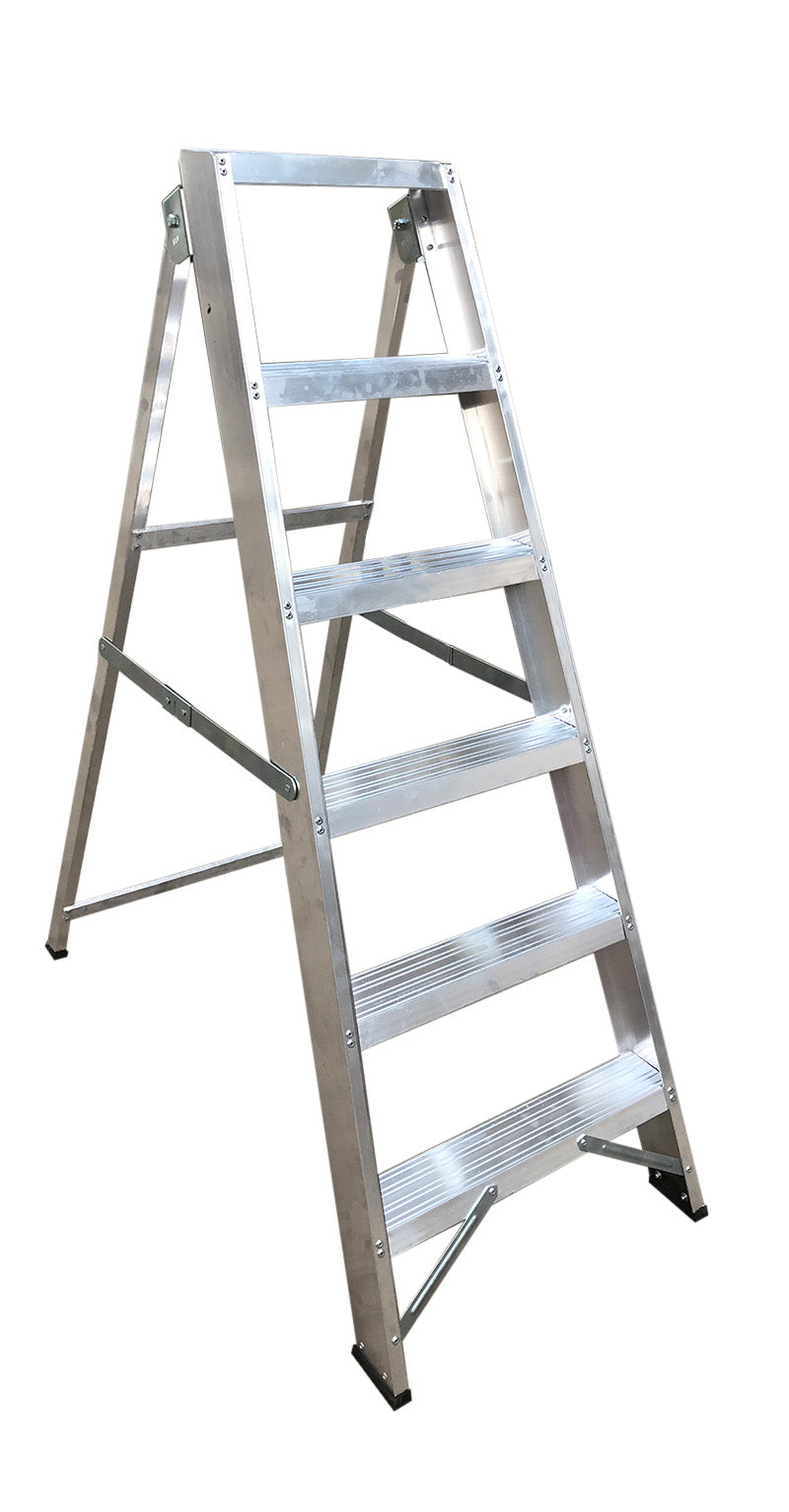 Climb-It Aluminium Swingback Stepladders