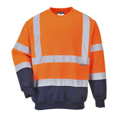 Portwest B306 Two Tone Hi Vis Sweatshirt