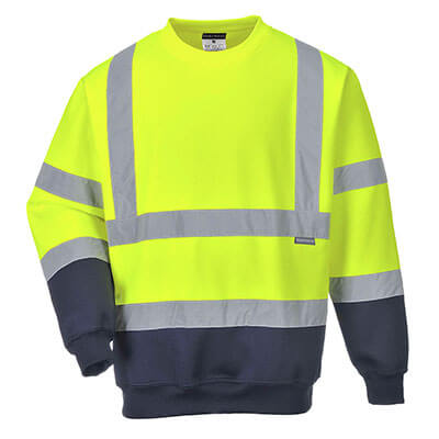 Portwest B306 Two Tone Hi Vis Sweatshirt