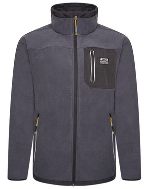 JCB Trade Fleece Full Zip Steel Blue