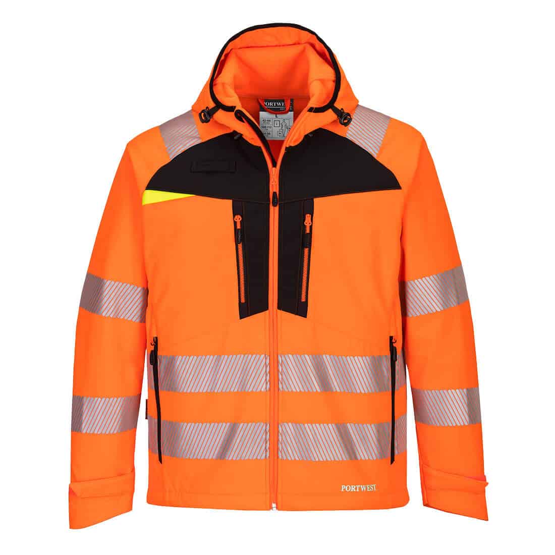 Portwest DX475 DX4 Hi Vis Softshell Jacket
