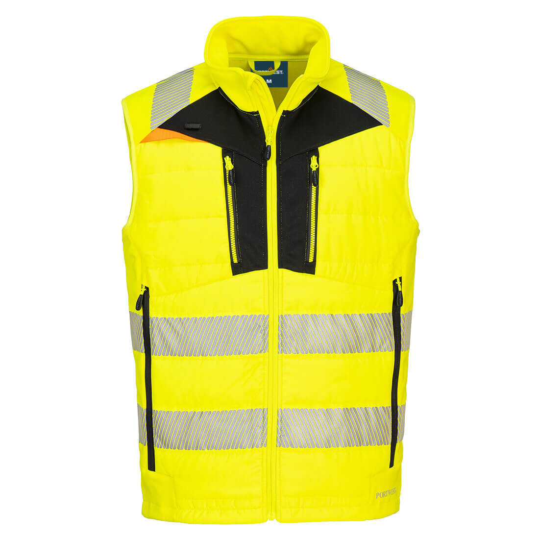 Portwest DX479 DX4 Hi-Vis Softshell Bodywarmer