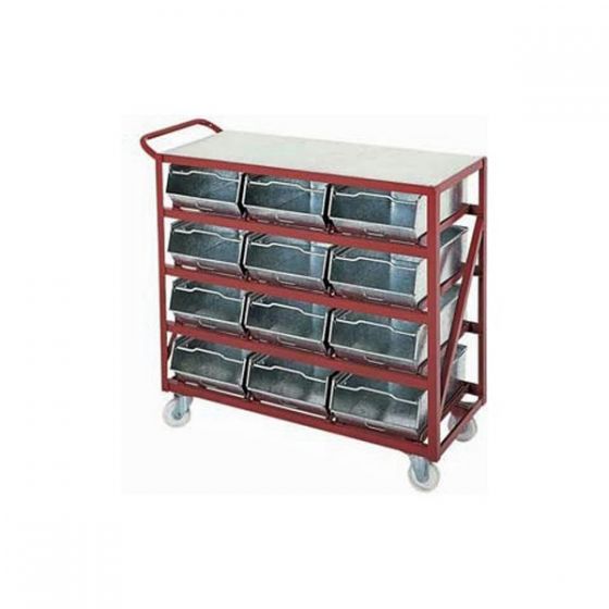 Galvanised Bin Racks