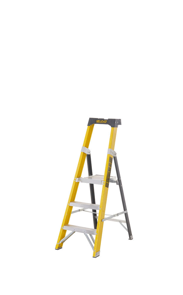 Climb-It Fibreglass Platform Stepladders