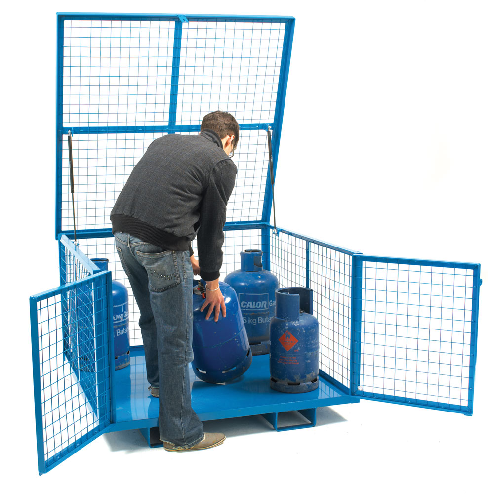 Grenadier® Security Cage With Lift Up Lid