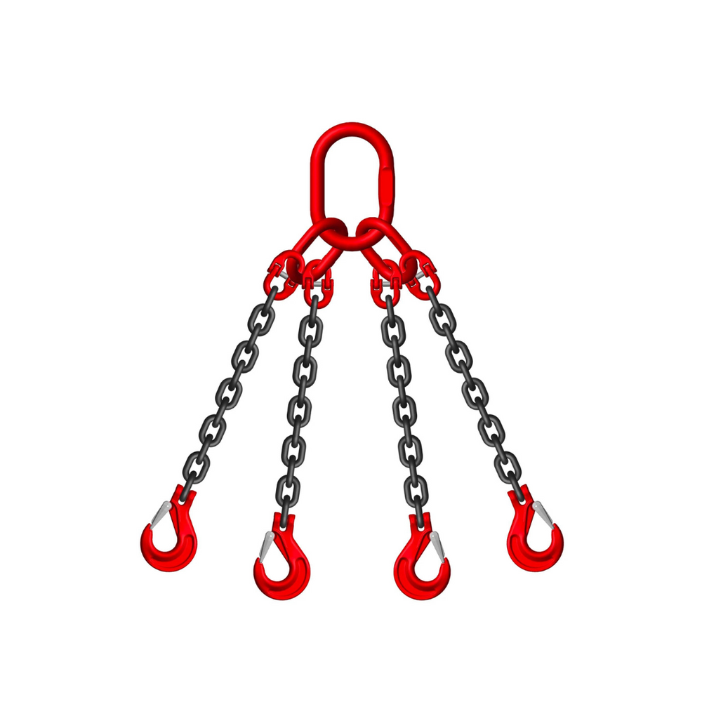 Grade 80 10mm 4 Leg 6.70 Tonne Chain Slings