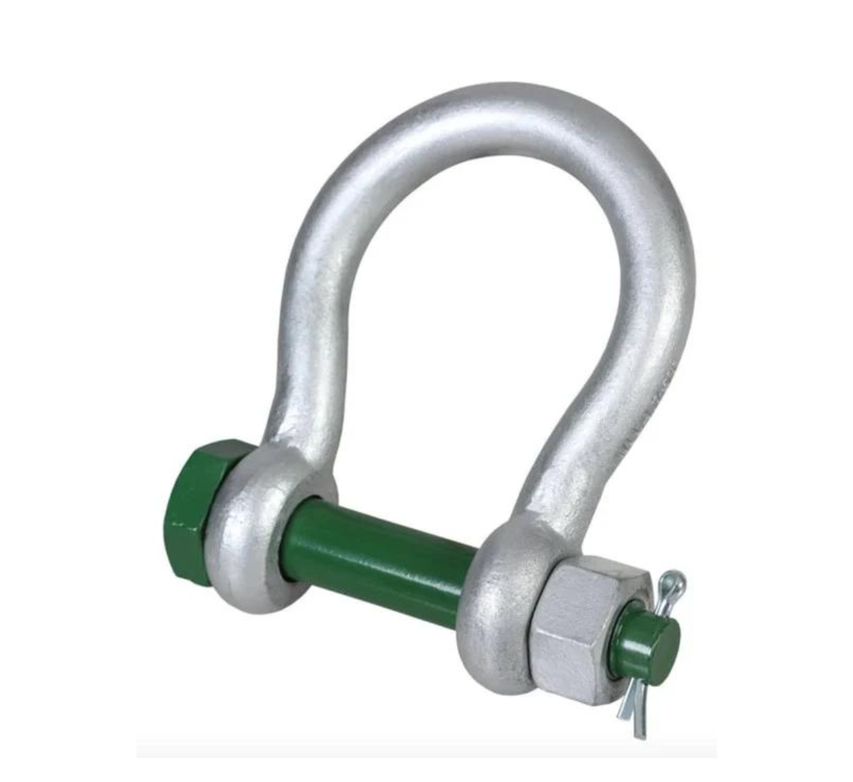 Green Pin Wide Mouth Safety Pin Bow Shackle