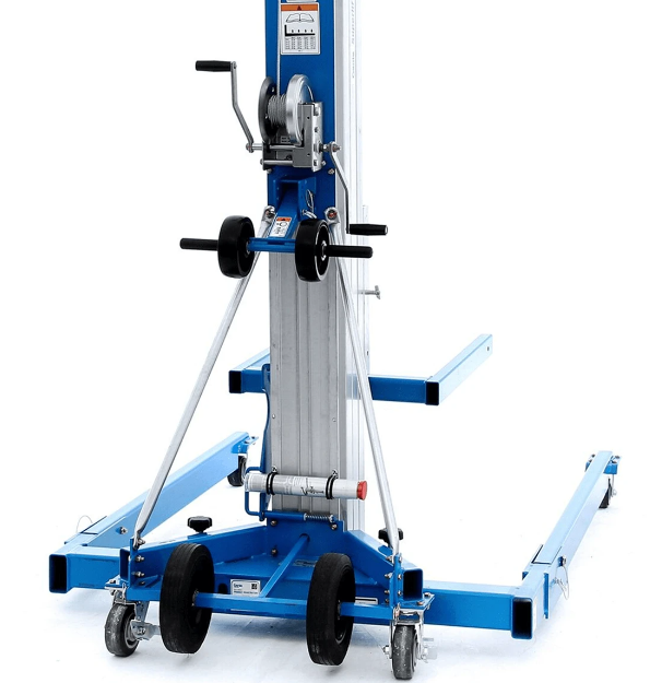 Genie Superlift Advantage SLA-10 Material Lift Winch Stacker - Straddle Base