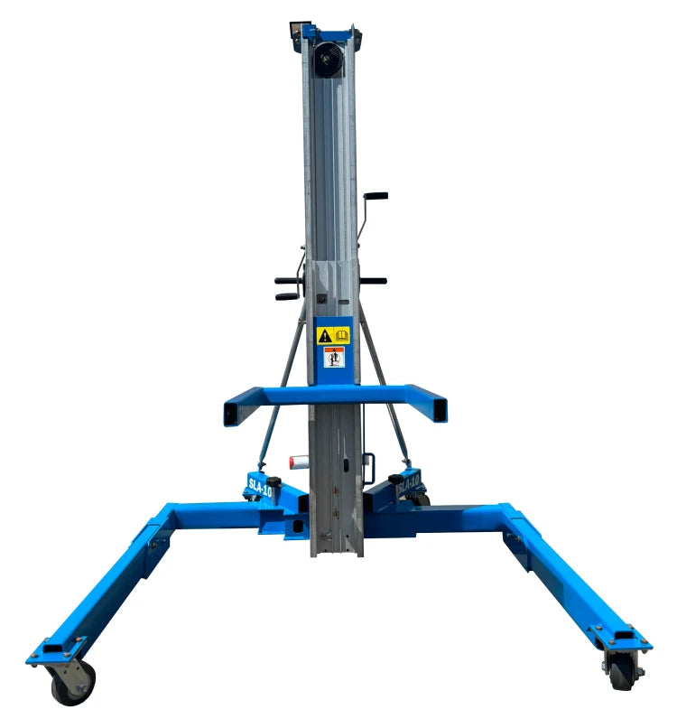 Genie Superlift Advantage SLA-10 Material Lift Winch Stacker - Straddle Base