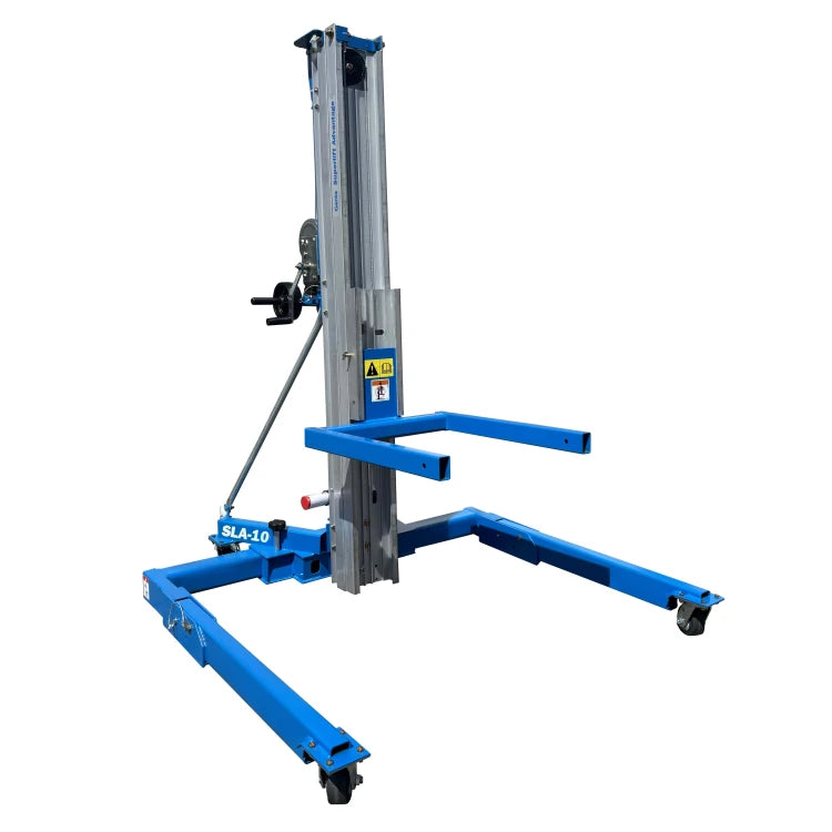 Genie Superlift Advantage SLA-10 Material Lift Winch Stacker - Straddle Base