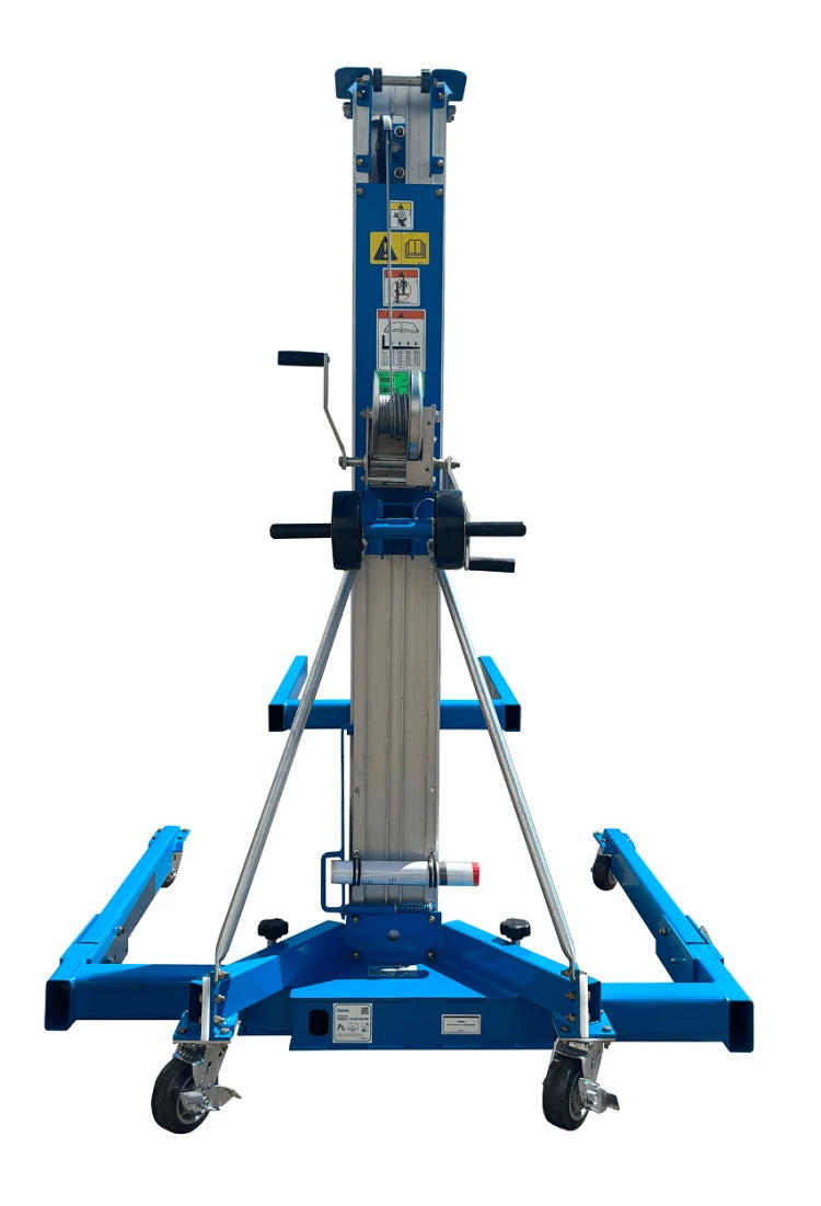 Genie Superlift Advantage SLA-10 Material Lift Winch Stacker - Straddle Base