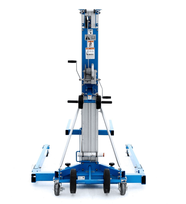 Genie Superlift Advantage SLA-15 Material Lift Winch Stacker - Straddle Base
