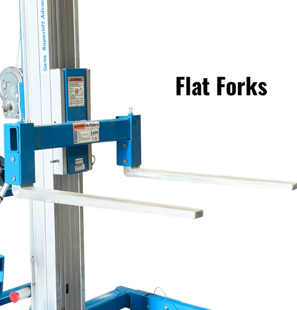 Genie Superlift Advantage SLA-15 Material Lift Winch Stacker - Straddle Base